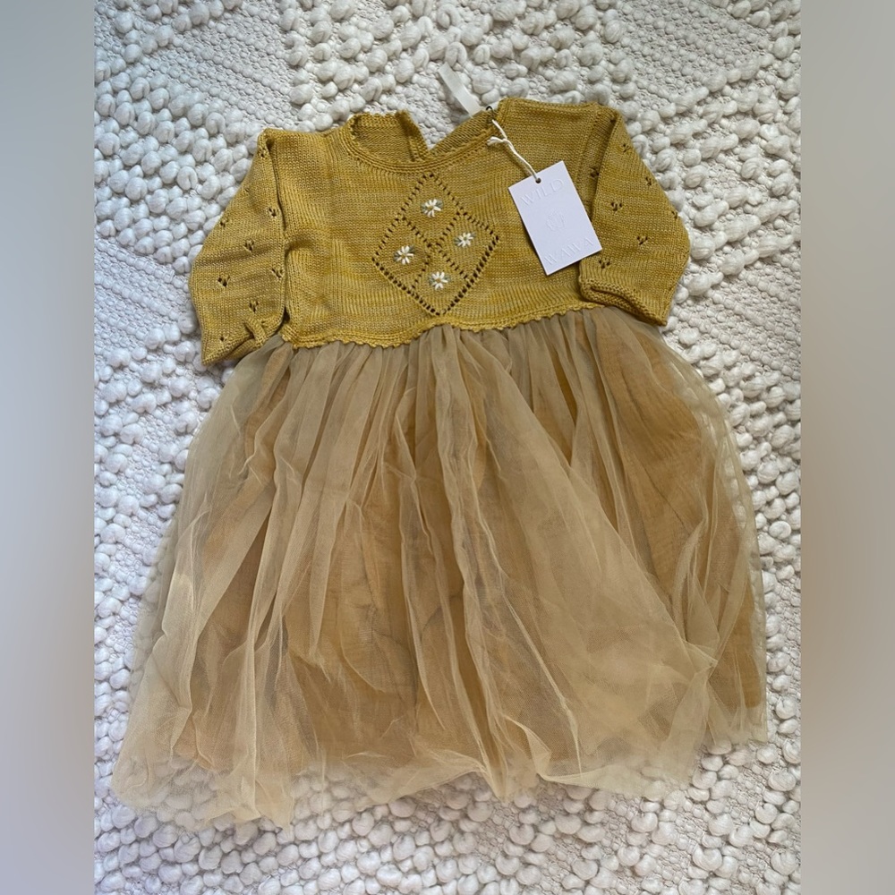 Wild Wawa Autumn Tutu - Dijon